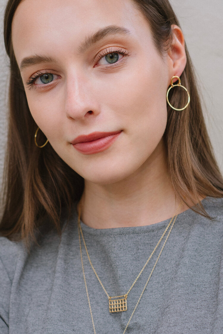 Henny Earrings Small Silver